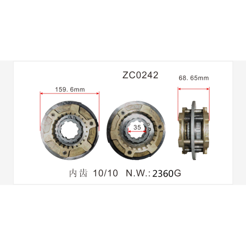 Europejskie samochody ręczne części skrzyni biegów Synchronizator OEM A313453 dla Eaton Tremec CM50-5252 Spicer